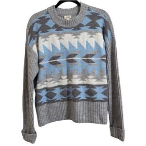 A.N.A RIBBED KNIT LONG SLEEVE CREWNECK PULLOVER‎ SWEATER LARGE
